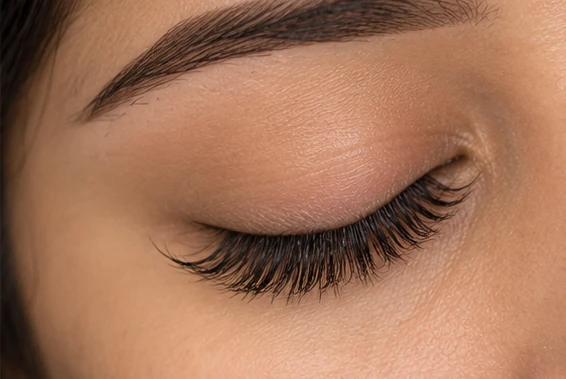 After concept for Lash extensions