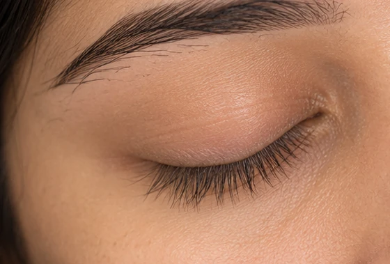Before concept for Lash extensions